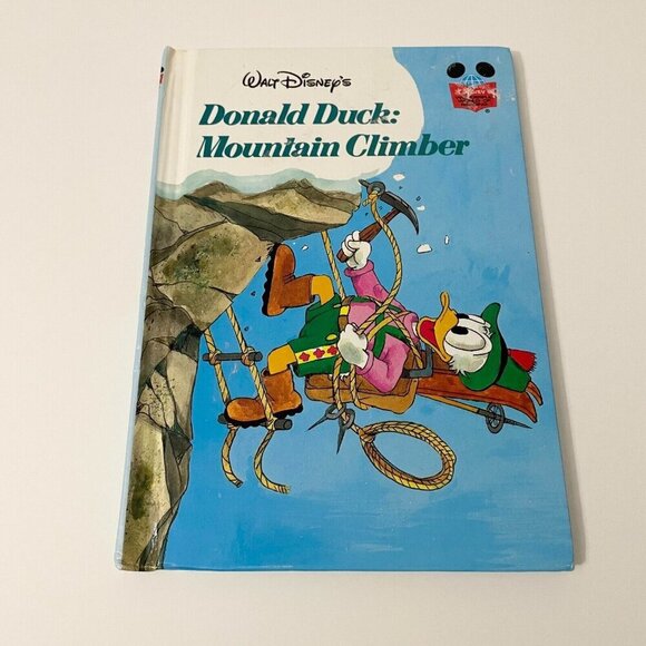 Vintage 1978 Walt Disney Presents Donald Duck Mountain Climber Book - Picture 1 of 16